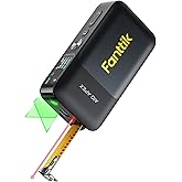Fanttik A10 Apex 3-in-1 Digital Laser Tape Measure with HD Color Display, 165Ft Rechargeable Laser Measurement & 32Ft Green Cross Line Laser & 9.8Ft Tape, 6 Units, for Distance/Area/Volume/Leveling