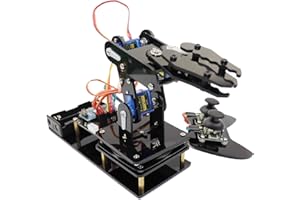 LK COKOINO Robot Arm for Arduino, Smart Robot Building Kit That can Memorize and Repeat Movements for Beginners/Kids Aged 14+