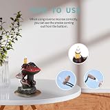 SKILBEAIA Mushroom Backflow Incense Burner with Cones & Sticks Set view 4