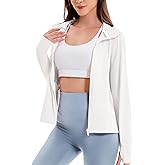 Kamotour Women's UPF 50+ UV Sun Protection Hoodie Breathable Cool Jackets Athletic Long Sleeve Shirts For Outdoor Hiking