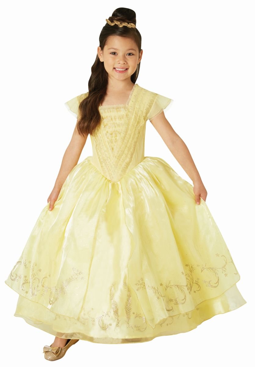 Rubie's 3640197-L Belle Live Action Movie Premium Beauty and the Beast Costume, Multi-Coloured