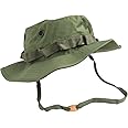 Mil-Tec Unisex Trilaminate Boonie Hat - Waterproof Breathable Tactical Outdoor Vented Wide Brim Hat w/Adjustable Chin Strap