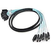 CableDeconn High Speed 6Gbps Sata 6 SATA Cable SAS Cable for Server 6 Pieces (1m)