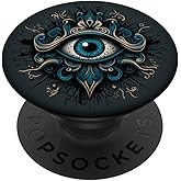 Evil Eye Yellow Indigo Blue Teal PopSockets Adhesive PopGrip