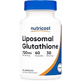 Nutricost Liposomal Glutathione Supplement 60 Capsules, 720mg Per Serving | Vegan, GMO-Free, 30 Servings