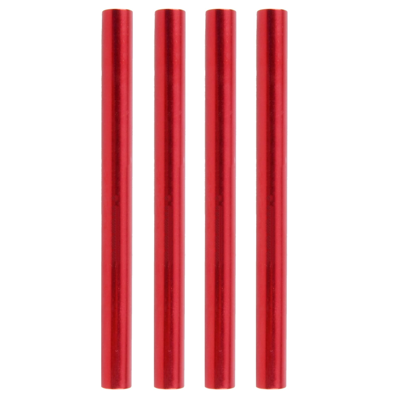 TRIWONDER Tent Pole Repair Splint Repair Kit Spare Repair Tube for Tent Pole Diameter 8.5-9.5mm (Red - 4 Pcs)