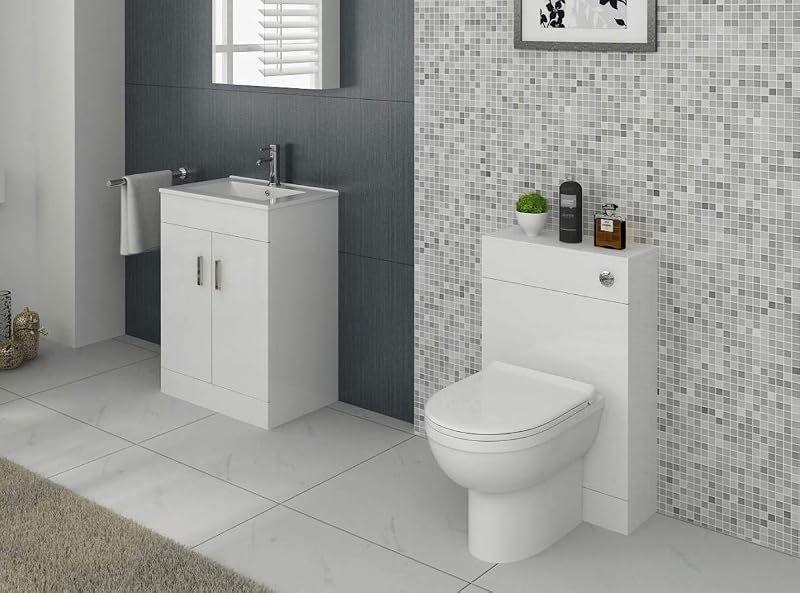 VeeBath Sphinx 1200mm Vanity Unit Set with Toilet & Soft Close Seat