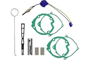 2026 New Glow Plug Repair Kit, with Ceramic Glow Plug Replacement Kit for 12V/24V/110V Diesel Heater 2KW/5KW/8KW, 10PCS Repai