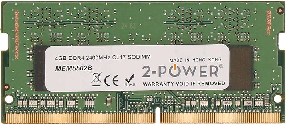 2-Power 4GB DDR4 2400MHz CL17 SODIMM Laptop RAM Memory Module