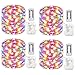 GDEAER 4 Pack Fairy Lights 16.4 Feet 50 Led Battery Operated Christmas Lights with Remote Waterproof 8 Modes Multi Color Twinkle String Lights for Thanksgiving Christmas Decorations Bedroom Wedding
