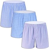 MOACC M Men's Boxer Shorts, 100% Cotton Boxers for Men, Mens Boxer Briefs Button Fly Premium Underwear