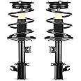 Front Struts w/Coil Springs for Nissan Altima (Exc. Hybrid) 2007 2008 2009 2010 2011 2012 2013, Altima S 2.5L Coupe 2013, Shock Absorbers Assembly Replace 172392 172393