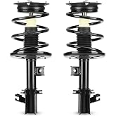 ILONPA 2PCS Front Struts Shocks for 2007-2013 Nissan Altima (Exc. Hybrid) | 2013 Altima(Only S 2.5L Coupe), w/Coil Springs 2008 2009 2010 2011 Shock Absorbers Assembly Suspension Kit 172392 172393