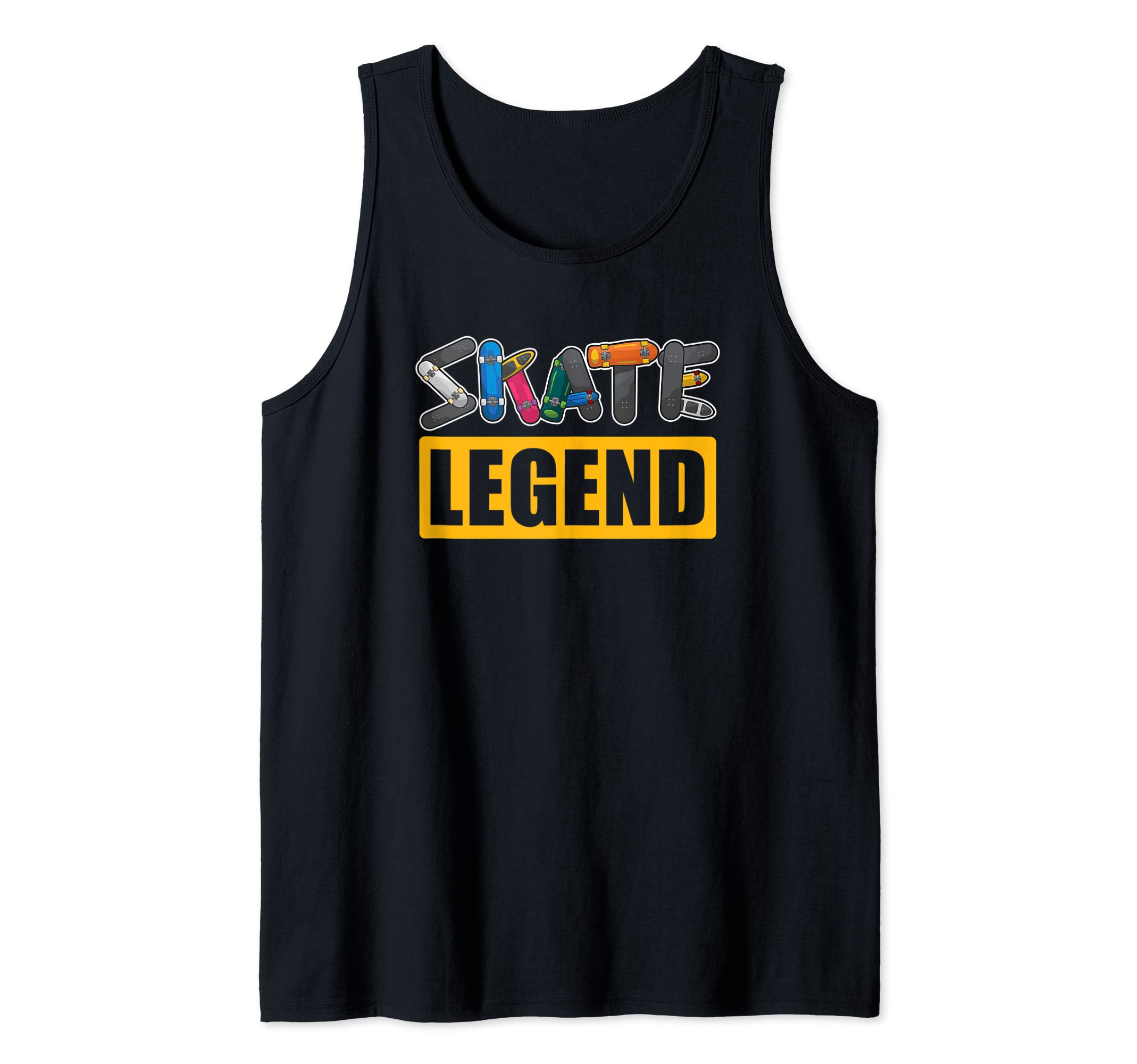 Skateboard Skateboarder - Skateboarding Skate Legend Skater Tank Top