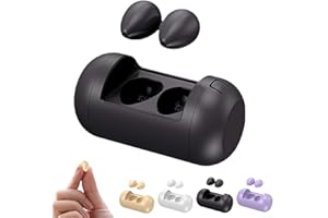 Tiny Invisible Mini Earbuds, Wireless Bluetooth Small Headphones for Small Ears, Micro Hidden Discreet Earbuds for Sleeping W