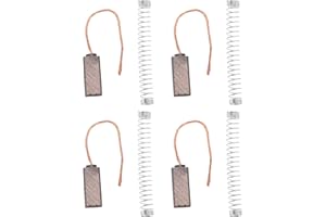 LT EASIYL 2 Pair Carbon Brush Replacement Compatible with Valeo Alternator PX602 PX60 092950 300722 92950 Vehicle Alternator Regulator Carbon Brushes with Spring 15.4mmx6.4mmx4.6mm