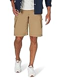 Lee Men's Brooklyn Cargo Short, Oscar Khaki, 36