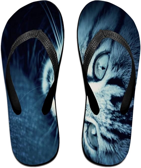 animal flip flops ladies