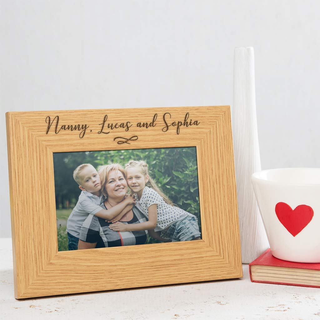 Nanny Picture Frame Engraved Nanny Birthday Gifts Personalized Gift