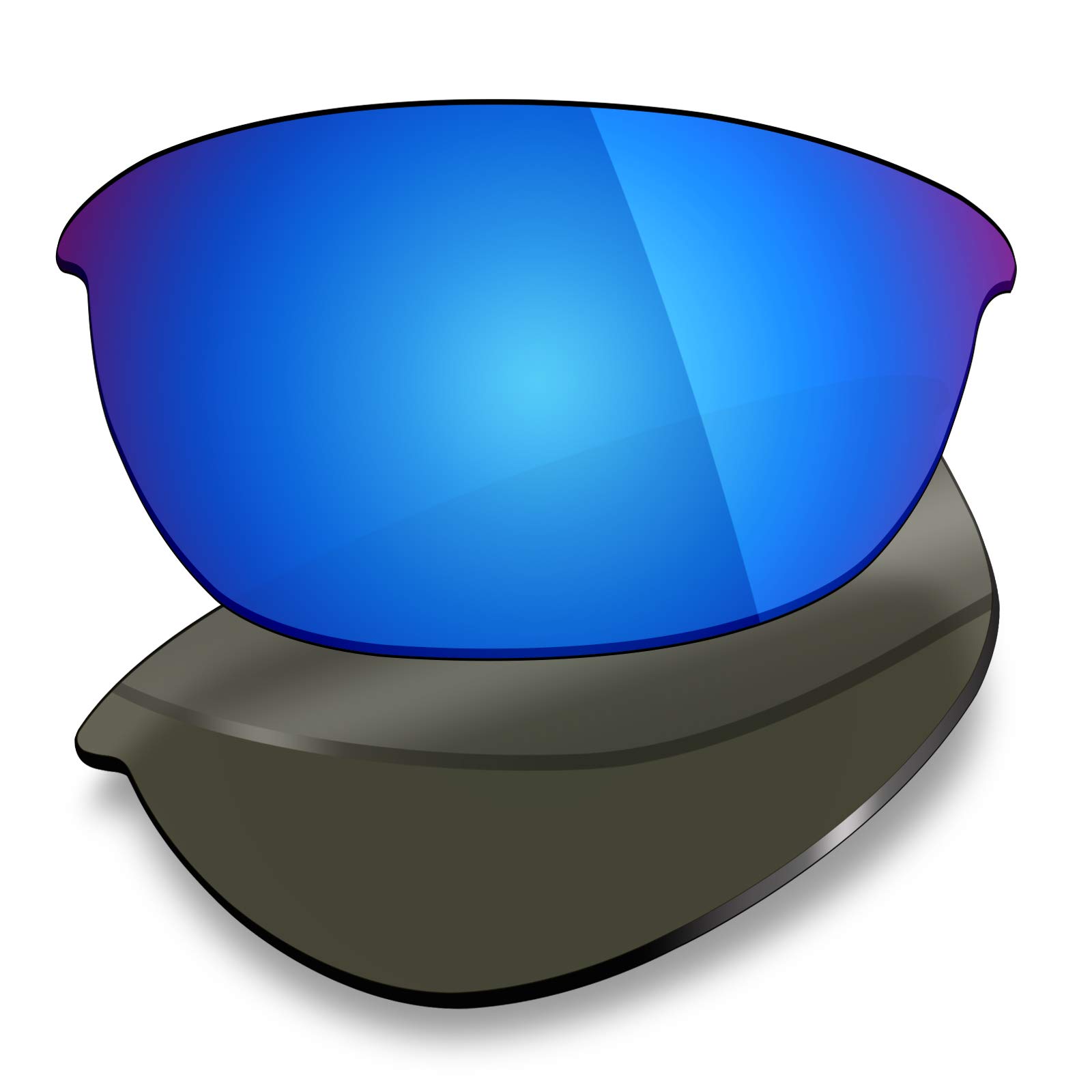 Mryok Polarized Replacement Lenses for Oakley Half Jacket 2.0 OO9144-62mm - Ice Blue