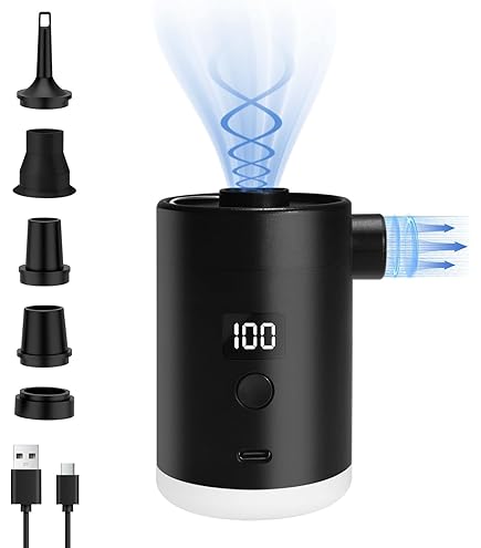 Mini pompe à air électrique 4 en 1, 3,5 kPa, pour matelas d'air, flotteurs de piscine, sacs de rangement sous vide, #811