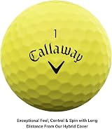 Callaway Supersoft Golf Ball 2023 Yellow Hyper Elastic SoftFast Core view 2