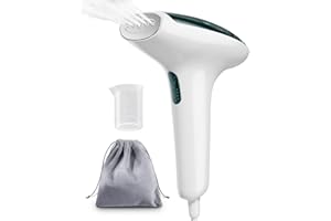 CPWORLD Steamer for Clothes, Travel Steamer, 20-Second Fast Heat-up, Strong Penetrating Steam, Water Cup and Storage Bag Included, Portable Steamer for Clothes, for Home, Office and Travel