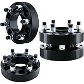 BDELI 6x135 Wheel Spacers Replacement for 2004-2014 Ford F150 Expedition, 1.5in 38mm Hubcentric 6 Lug for 2003-2014 Lincoin Navigator Mark LT with M14x2.0 Studs and 87.1mm Hub Bore, 4pcs Black