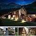 Solar Powered Ground Light with 8 LEDs,Outdoor Waterproof Disk Lights Path Lights Garden Landscape Lights for Yard Driveway Lawn Walkway