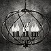 LITFAD Industrial Adjustable Wrought Iron Vintage Retro Pendant Light 22