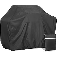 LONENESSL 58 inch Grill Cover Waterproof Weather Resistant 210D Oxford BBQ Cover Suitable for Weber, Brinkmann, Char…