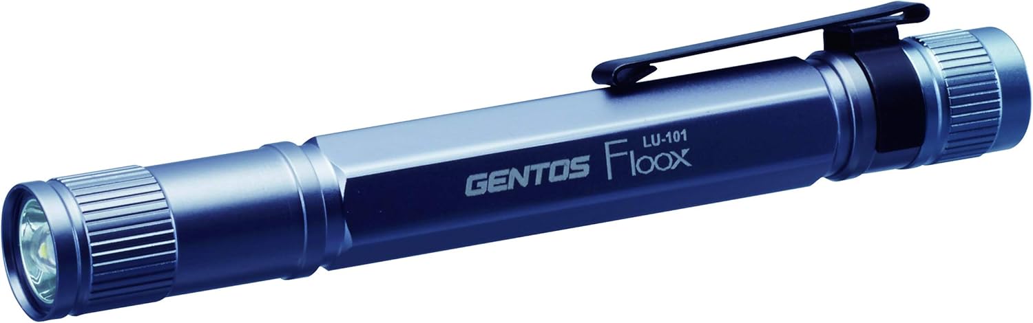 Gentos ジェントス Led 懐中電灯 ペンライト 明るさ18ルーメン 実用点灯12時間 防滴 単4形電池2本使用 フルークス Lu 101 Ansi規格準拠 Gentos ジェントス ハンディライト Amazon
