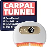 Kinbana Hand Massager with Heat and Vibration – Electric Wrist and Elbow Massager for Carpal Tunnel, Arthritis, Tendonitis, Thumb & Joint Pain Relief (White)