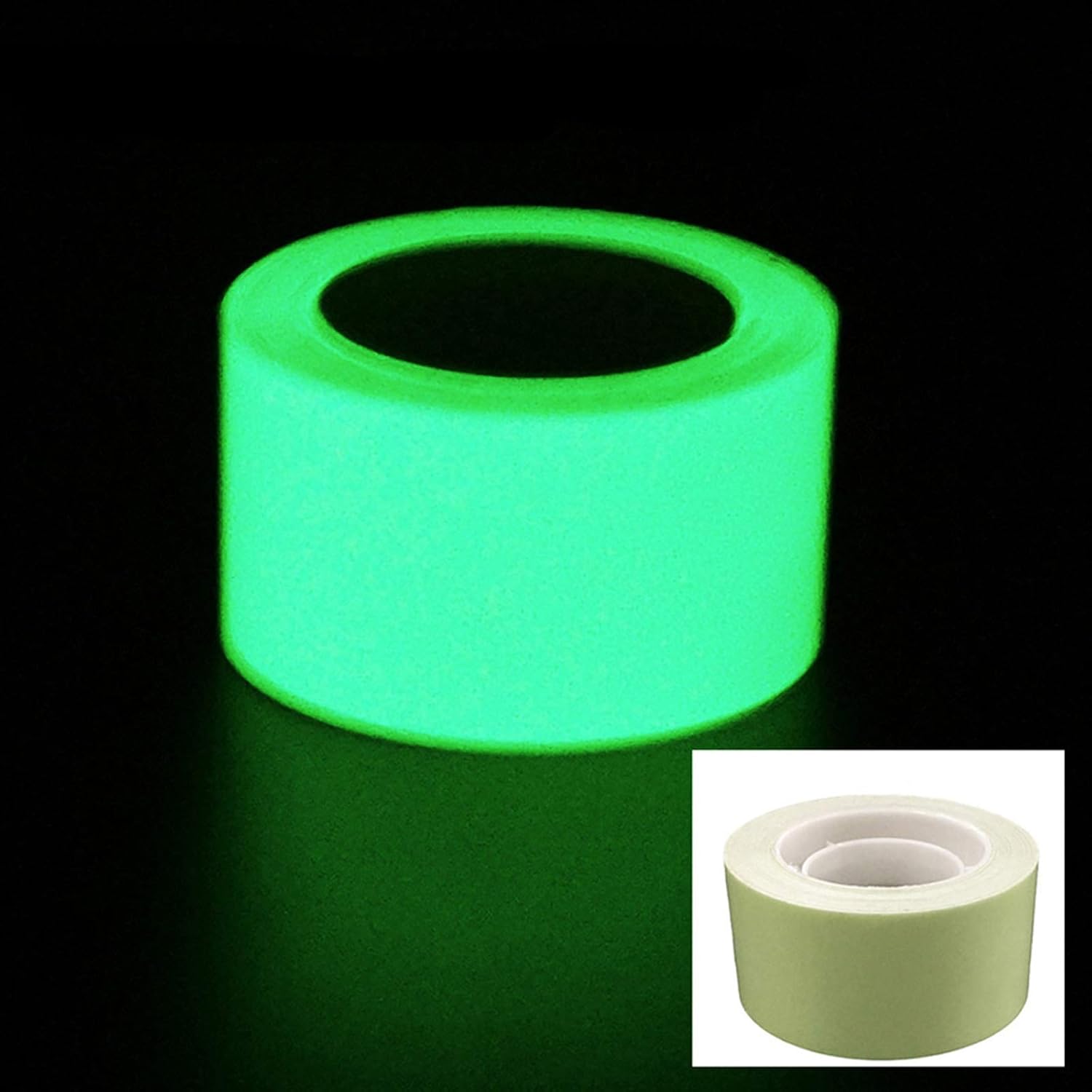 DUOFIRE Luminous Tape Sticker,9.84' Length x 0.47" Width (1.2cm3m) High Luminance Glow Removable Waterproof Photoluminescent Glow in The Dark Safety Tape (Size-No.5): Arts, Crafts & Sewing