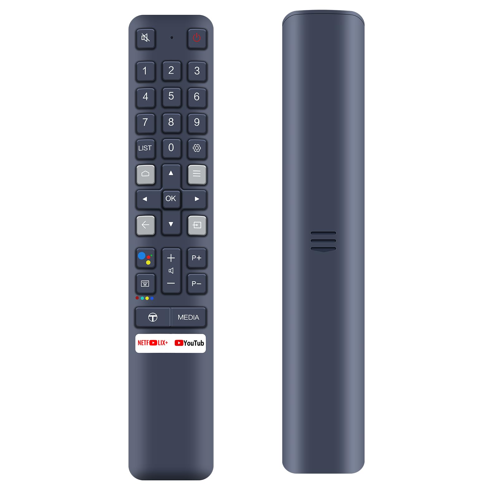 TCNOUMT New RC901V FMR1 Remote Control fit for TCL iFFALCON LCD LED TV 32A323 32S330 40S330 40A325 43P618 43P725 49P30FS 55P618 55P725 65C828 (No Voice Function)