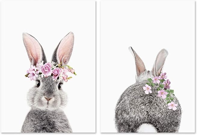 bunny poster nursery