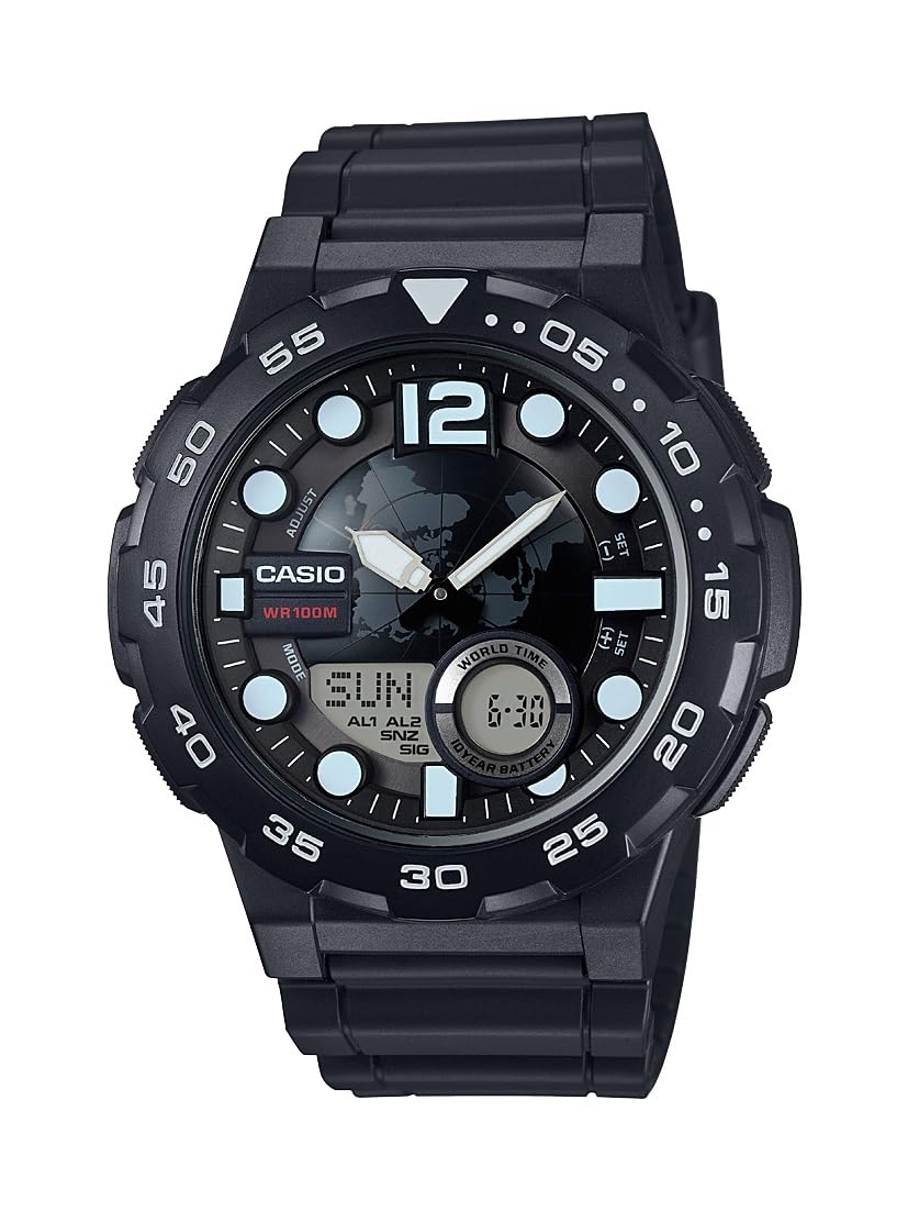Casio Men's Water Resistant Watch AEQ-100W-1AV