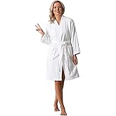 Luxurious Turkish Terry Kimono Collar Super-Soft Terry Absorbent Bathrobes for Women