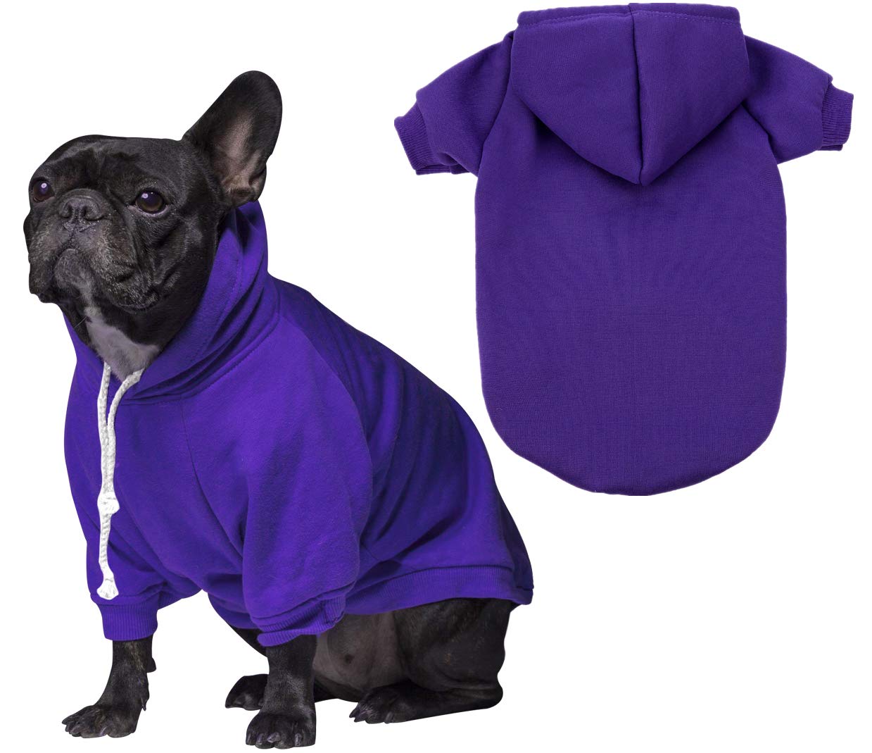 JPB Blank Dog Sweatshirt Pet Hoodie for Puppy Small Dogs Doggie Clothes S
