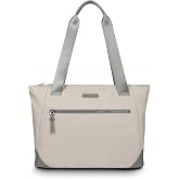 Targus Avila Tote Bag for Women, Fits 15&ndash;16&rdquo; Laptops - Stylish Work Tote, Recycled Material, Water-Resistant, Zipper Pockets