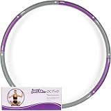 Just Be Weighted Hula Hoop 1.4kg Purple Grey Fitness Hoop for Adults view 6