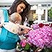 LÍLLÉbaby Complete Embossed Luxe Six-Position 360° Ergonomic Baby and Child Carrier, Teal