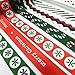 12 Rolls Christmas Thanksgiving Holiday Washi Tape Set, Snowflake Tape, DIY Scrapbooking Decorative Tape, Masking Tape, Planner Tape, Craft Gift Decoration Tape Stickers, Red Green White(Random Color)