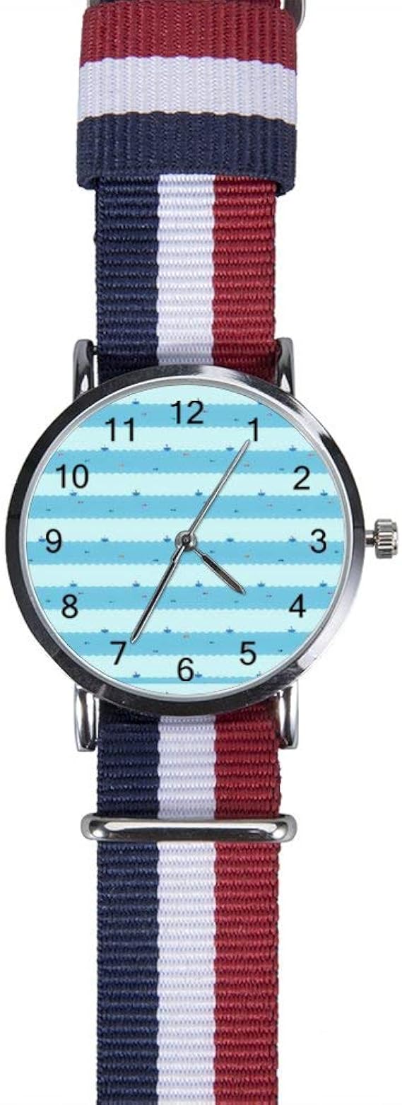 Amazon ブルーストライプ柄 腕時計 メンズ シンプル 合金 おしゃれ クラシック カジュアル ファッション ビジネス Watch For Women プレゼント 誕生日プレゼント クリスマスプレゼント メンズ腕時計 腕時計 通販