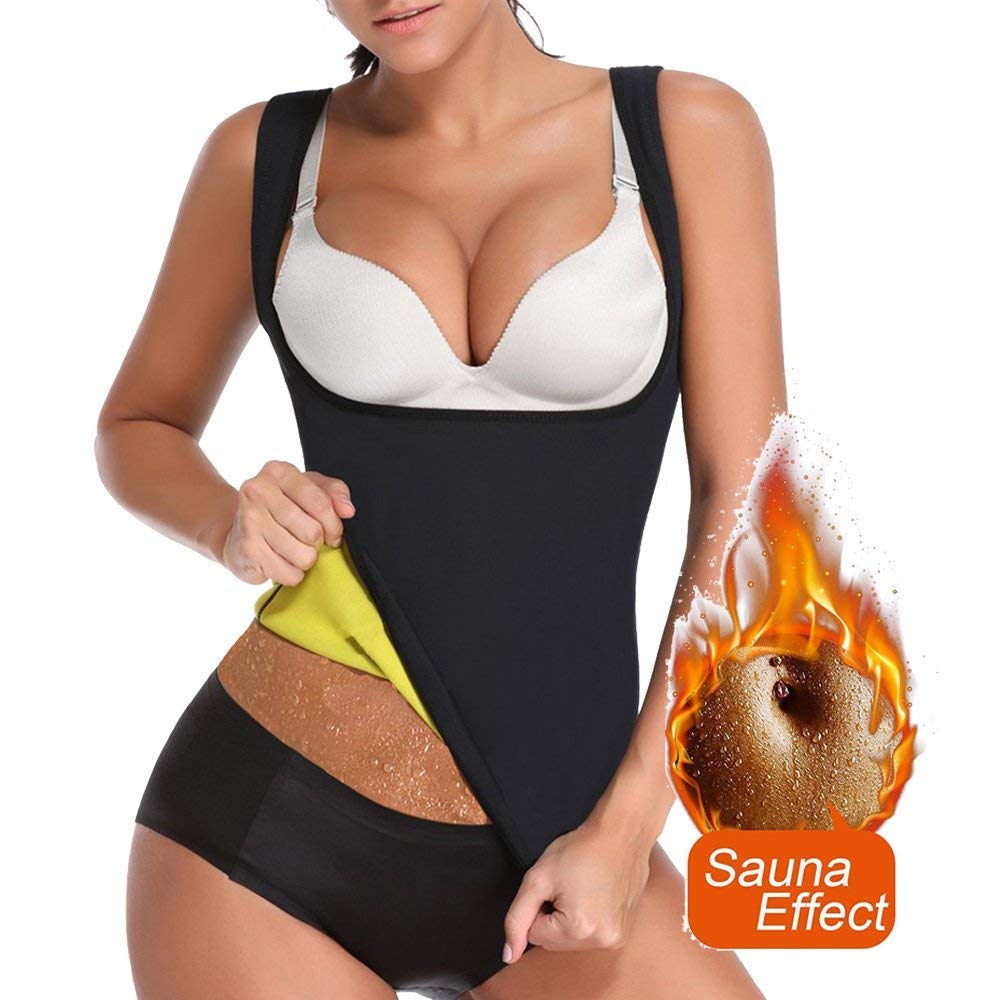 FIRM ABS Hot Slimming Body Shaper For Women Tummy Weight Loss Thermo Neoperne Sweat Sauna Vest