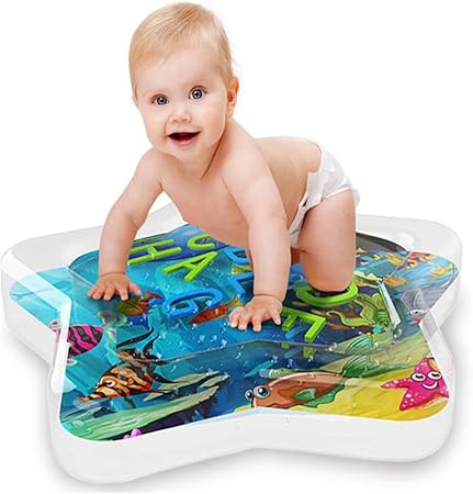 Amazon Co Jp Gddd 赤ちゃん 用空気注入式パッド 膨らませるお腹タイムベビー用空気注入式水遊びマット 幼児用アクティビティセンター 新生児 興味をそそる楽しいおもちゃ 26 X インチ 2 Pcs Gddd0310a02 おもちゃ