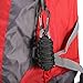 Gonex Survival Grenade Keychain Emergency Survival Kit, 550 Paracord Grenade with Carabiner, Eye Knife, Fire Starter, Fishing Tool for Camping, Hiking, Hunting, Travel