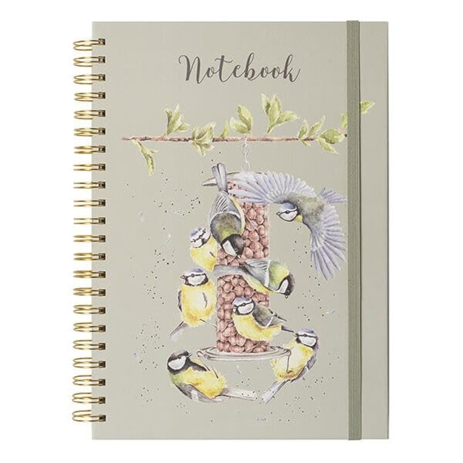 Wrendale Designs by Hannah Dale - Bon Appetit Illustrated Spiral Bound Lined Notebook - A4