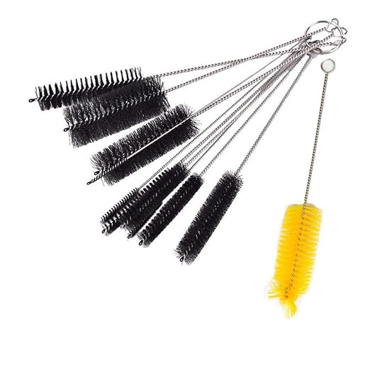 JTENG 11 Stück Reinigungsbürste Set, Nylon Schlauchbürste Rohrbürsten set, Milchschlauchbürste, Schlauchbürste Set gilt für R