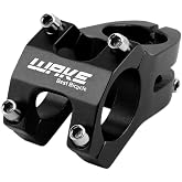 31.8 Stem 45mm Bike Stem Wake Mountain Bike Stem Short Handlebar Stem for Most Bicycle, Road Bike, MTB, BMX, Fixie Gear, Cycling (Aluminum Alloy, Black Blue Gold Red)